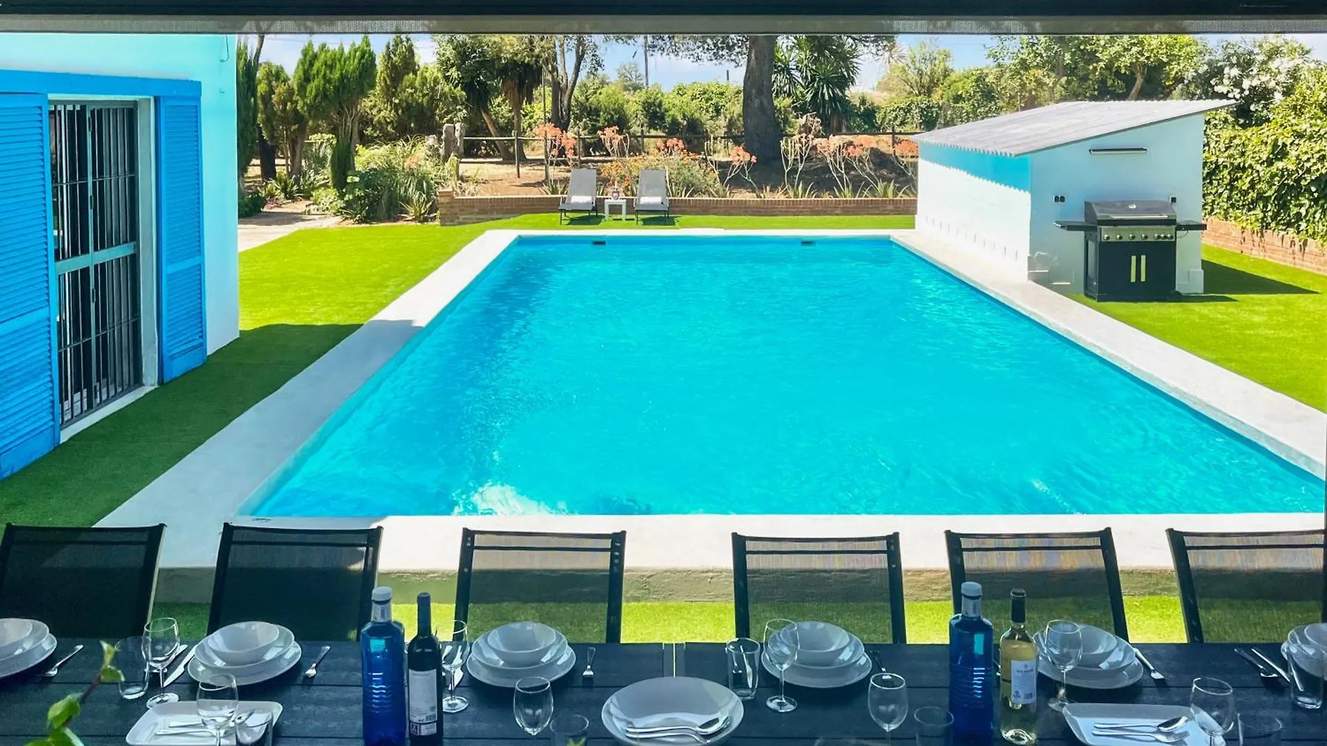 Villa San Patricio I Piscina Privada I Jacuzzi Spa I Bbq I Ps5 I Aire Acon I 3000M2 I 5Min-Centro Jerez de la Frontera